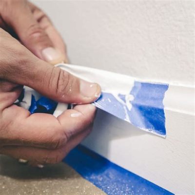 when to take tape off after painting when to apply primer before painting